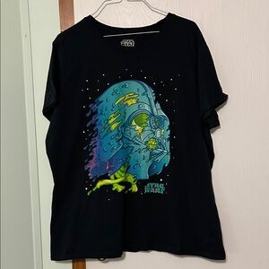 Star Wars Black Tee with Vibrant Graphic
